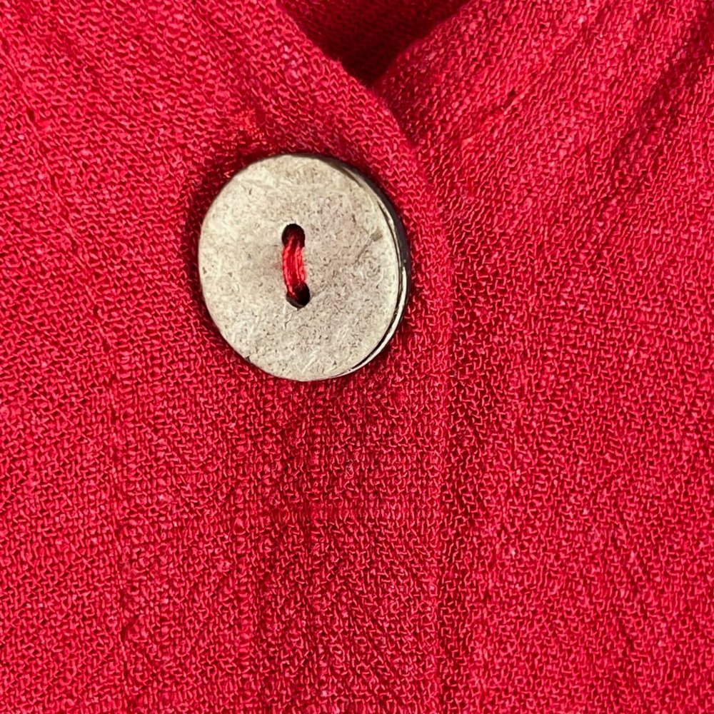 Universal Thread Red Button-Down Mini Dress Nwot - image 8